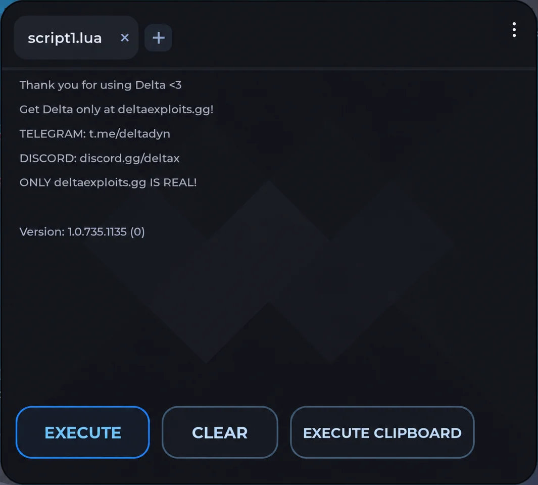 Delta iOS editor with execution controls